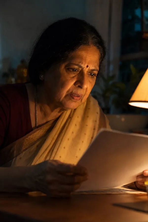 Difficulty seeing in dim light